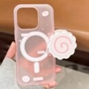 Adorable Fish-Themed Phone Case with a Matte Finish, Featuring a Heart Design, Perfect for. It'S Transparent, Shockproof, And Compatible with for iphone Models 13 to 16 Pro Max, Making It an Ideal Gift.