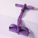 6-Tube Elastic Yoga Pedal Resistance Bands, Multifunctional Pedal Pull Rope Resistance Bands, Ankle Pullers for The Pedal, AB Fitness Equipment for Sit-Up Exercises, Yoga Stretching And Slimming Training Equipment, Designed for Workouts Targeting The Abdomen, Waist, Arms, And Legs.