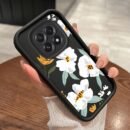 Retro Camellia Flower Phone Case Suitable for OPPO F29/F29 Pro Soft TPU Shockproof Full Coverage Back Cover Protective Phone Shell