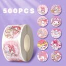 [Cute Cartoon] Sanrio Hello Kitty Stickers | 500pcs | Plastic | Non-Textile | Daily & Casual | Teen Gift | Thanksgiving & Ramadan Holiday Decor