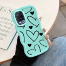 Shockproof Anti-Slip Durable Anime Minimalist Heart Phone Case for OPPO A54