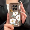 Retro Camellia Flower Phone Case Suitable for OPPO F29/F29 Pro Soft TPU Shockproof Full Coverage Back Cover Protective Phone Shell