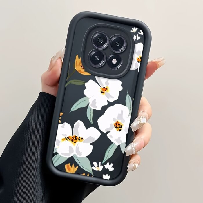 Retro Camellia Flower Phone Case Suitable for OPPO F29/F29 Pro Soft TPU Shockproof Full Coverage Back Cover Protective Phone Shell - Image 6
