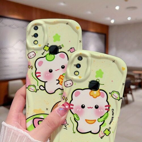 NY0393 NYW for Vivo for VIVO Y85 V9 Y89 Z1I Y91I Y95 U1 Pro NCT 127 Mobile Cover Adorable Small Cat Charming Female Phone Case Soft Shield Drop-Resistant Protective Anti-Dirt Cover, Phone Cover, Handy Cover/case
