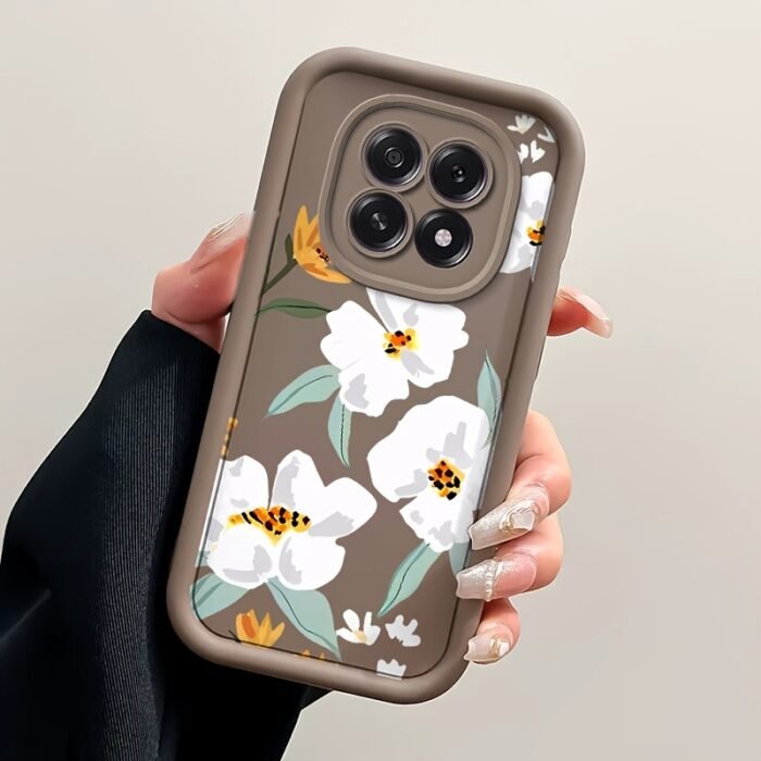 Retro Camellia Flower Phone Case Suitable for OPPO F29/F29 Pro Soft TPU Shockproof Full Coverage Back Cover Protective Phone Shell - Image 8