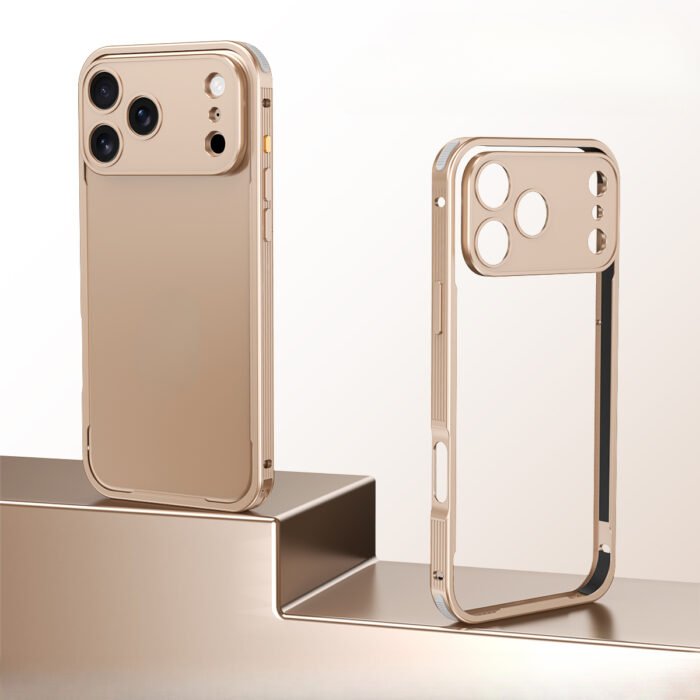 Metal Frame Seahorse Buckle Hollow Cooling Phone Case, Compatible with for iphone 17 Pro Max/17 Pro/17, Phone Cases, Max Phone, Phone Cover, Honor Phone, Handy Cover, Hand Phone Cover, Ph For Girl/women, Ph Aesthetic, Cover, Phonecase - Image 6