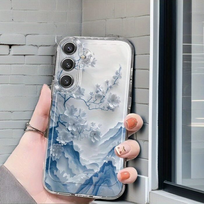 Fashionable Patterned Phone Cases Compatible with for samsung for galaxy A02, A03S, A04, A05S, A06, A13, A14, A15, A16 5G, A21S, A22, A23, A24, A25, A32, A34, A35, A50, A52, A53, A54, A55, A73, S21 Ultra, S22 Plus, S23+, S24 FE, S25. Cartoon Transparent Anti-Drop Full-Cover TPU Phone Case, Simple And Stylish Shockproof Soft Shell Protective Cover, a Unique And Creative Gift for Yourself Or - Image 4