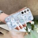 Beautiful Butterfly Phone Case Suitable for Samsung Galaxy A02 A03S A04 A05S A06 A13 A14 A15 A16 5G A21S A22 A23 A24 A25 A26 A32 A34 A35 A36 A50 A52 A53 A54 A55 A56 A73 S21 Ultra S22 Plus S23+ S24 FE S48 Cartoon Transparent Anti-Fall Full Coverage TPU Soft Shockproof Protective Creative Fashionable Shell