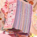 100pcs/set of different styles stickers, suitable for laptops, diaries, refrigerators, doors and windows, toilet decals, decorative paper stickers, creative journaling and handmade stickers, holiday gift collection
