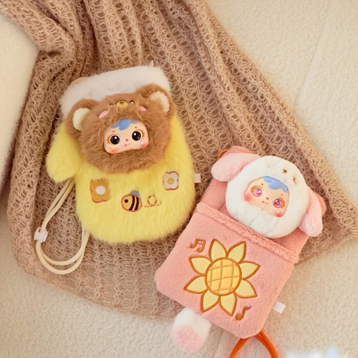 Plush Doll Mystery Box - Cute Animal & Floral Designs, Soft Polyester Collectible Figures with Assorted Outfits, Perfect for Birthdays, Valentine'S Day, Christmas, and Holiday Gifts, Mystery Gift Box, Playful Design, Durable Collectible - Image 6