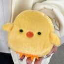 1pc Cute Chick Coin Purse with Keychain - Mini Wallet, Soft Plush Chick Wallet with Zipper Closure, Compact Everyday Purse for Women, s, Teens - Perfect Gift for Birthdays, Valentine's, Graduation - Cute Animal Wallet for Keys, Cash, Cards