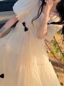 New summer styles. French gentle - style fairy - like dresses. They are fashionable and give a first - love feeling, and are super - fairy and sweet princess dresses.