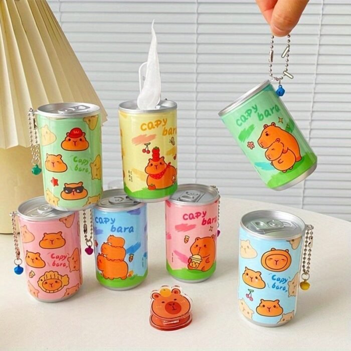 Cartoon Design 30pcs Portable Wet Wipes for Office Desk, Travel Cleaning, and Hygiene - Image 3