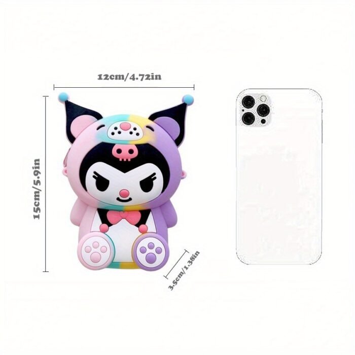 Cute Silicone Backpack in 4 Colors, Featuring Kawaii Design, Lightweight and Stylish, Perfect for Casual Wear, Ideal for Accessories and Everyday Use. - Image 8