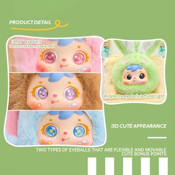 Plush Doll Mystery Box - Cute Animal & Floral Designs, Soft Polyester Collectible Figures with Assorted Outfits, Perfect for Birthdays, Valentine'S Day, Christmas, and Holiday Gifts, Mystery Gift Box, Playful Design, Durable Collectible - Image 3
