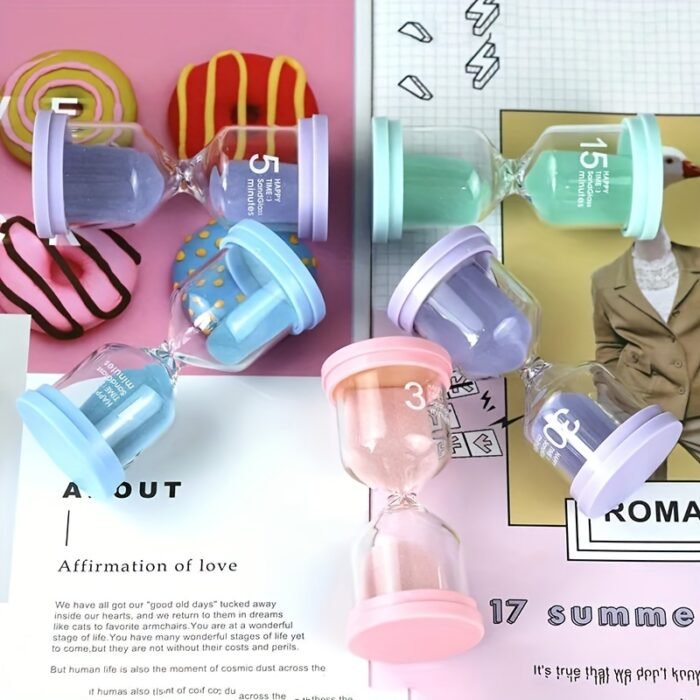 1pc Macaron-Inspired Colorful Timer Timer - Versatile Desk Decor for Home & Office, No Batteries Required - Image 13
