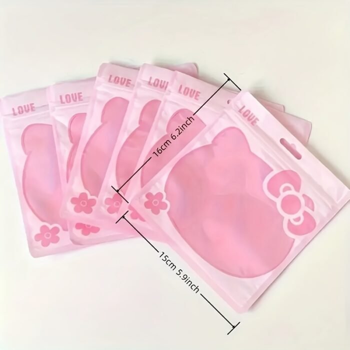 Sanrio 20pcs Sanrio for hello kitty Mini Storage Bag Y2k Cartoon Cute Self Sealing Bag Party Gift Bags Kawaii Reusable Dust-Proof Bags for Travel Accessories, Party Favors, Gift Packaging, Kawaii Design, Playful Aesthetic, Lightweight Material, Durable Plastic, Small Pouches, Mini Organizers, Anime Fans, Travelers Accessory - Image 5