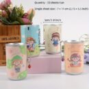Cartoon Design 30pcs Portable Wet Wipes for Office Desk, Travel Cleaning, and Hygiene