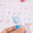 6pcs Perfect Pattern Stamp, Best Birthday and Holiday Gift, Acrylic Transparent Pattern, Kulomi, for My Melody, for Hello Kitty, for Cinnamoroll, Exquisite Gift Handmade Essential