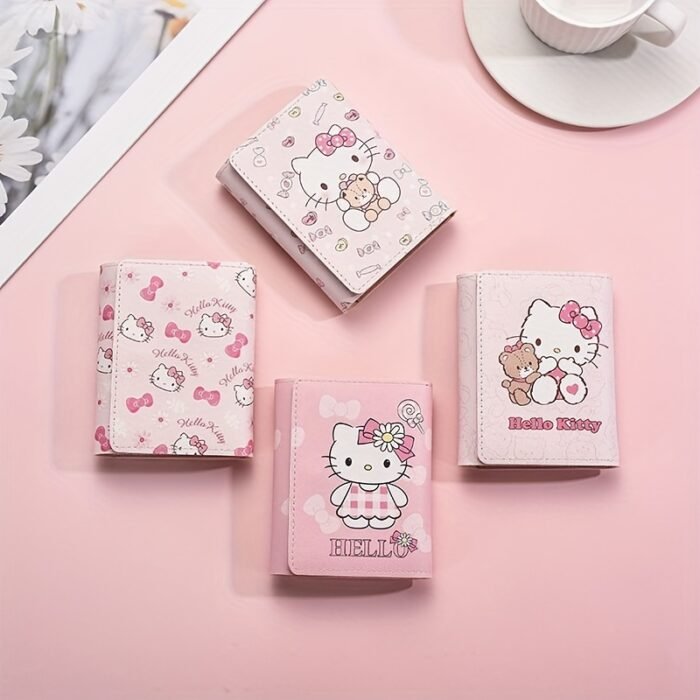 Sanrio Autumn And Winter New Hot Style High Value Kt Small Portable Short Coin Purse - Image 8