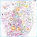 More than 300 different cute 3D stickers-light color design, suitable for mobile phone shell, hand curtain decoration and handicraft, fun stickers, diary embellishment, three-dimensional stickers