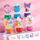 6pcs Perfect Pattern Stamp, Best Birthday and Holiday Gift, Acrylic Transparent Pattern, Kulomi, for My Melody, for Hello Kitty, for Cinnamoroll, Exquisite Gift Handmade Essential