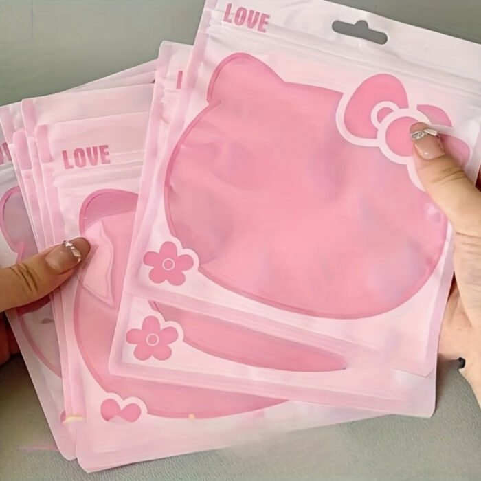 Sanrio 20pcs Sanrio for hello kitty Mini Storage Bag Y2k Cartoon Cute Self Sealing Bag Party Gift Bags Kawaii Reusable Dust-Proof Bags for Travel Accessories, Party Favors, Gift Packaging, Kawaii Design, Playful Aesthetic, Lightweight Material, Durable Plastic, Small Pouches, Mini Organizers, Anime Fans, Travelers Accessory - Image 6