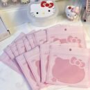 Sanrio 20pcs Sanrio for hello kitty Mini Storage Bag Y2k Cartoon Cute Self Sealing Bag Party Gift Bags Kawaii Reusable Dust-Proof Bags for Travel Accessories, Party Favors, Gift Packaging, Kawaii Design, Playful Aesthetic, Lightweight Material, Durable Plastic, Small Pouches, Mini Organizers, Anime Fans, Travelers Accessory