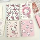 Sanrio for hello kitty Spiral Notebook - Pink, Cute Stationery Gift, Durable Plastic Spiral Binding Journal, Office Planning Decor, Fun Design, Practical Notebook, Anime Theme, Paper Material, No Feathers, for Hello Kitty Notebook | Playful Design | Durable Plastic Binding, for Hello Kitty Accessories